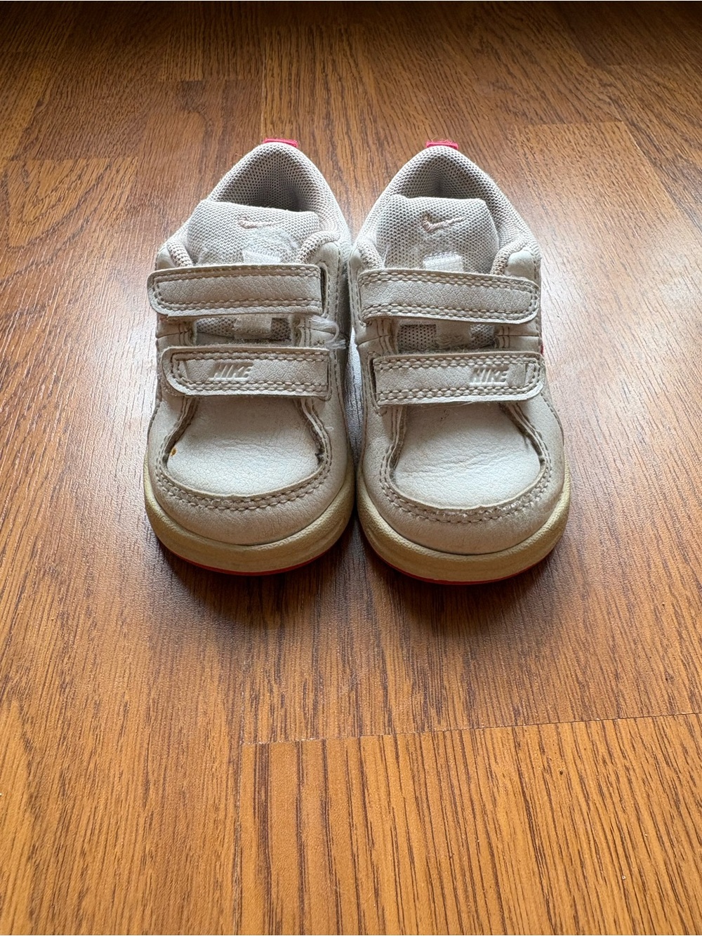 Nike Baby White and Red Sneakers